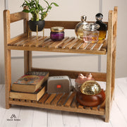 Mango Wood - Shelf Organiser-2